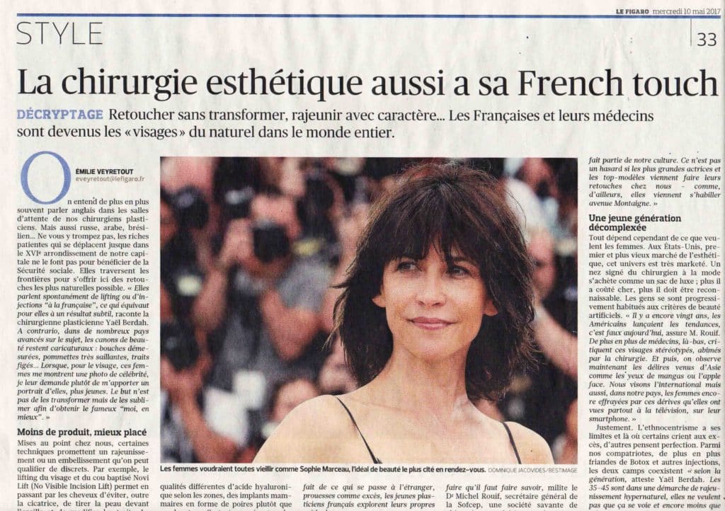Articolo in Le Figaro