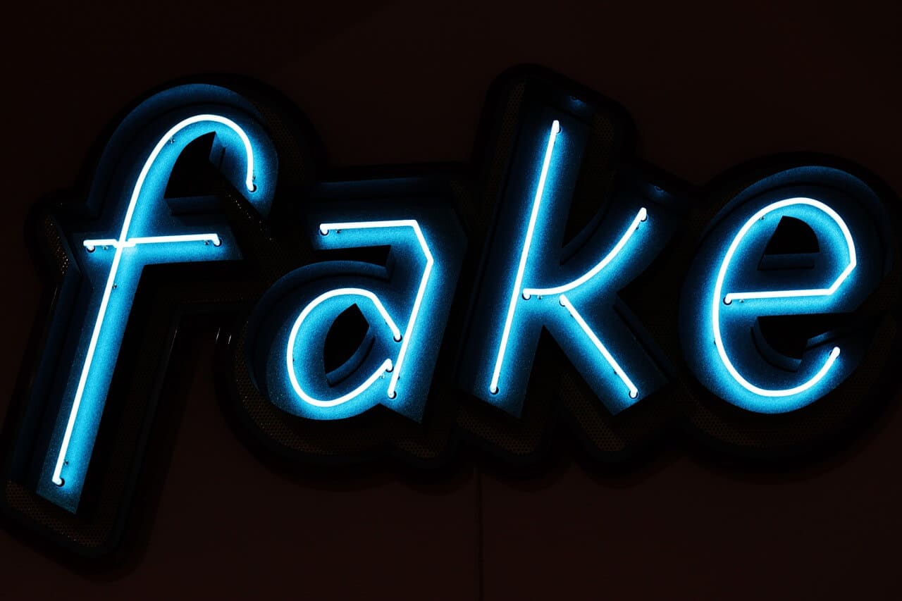 Un néon "Fake"