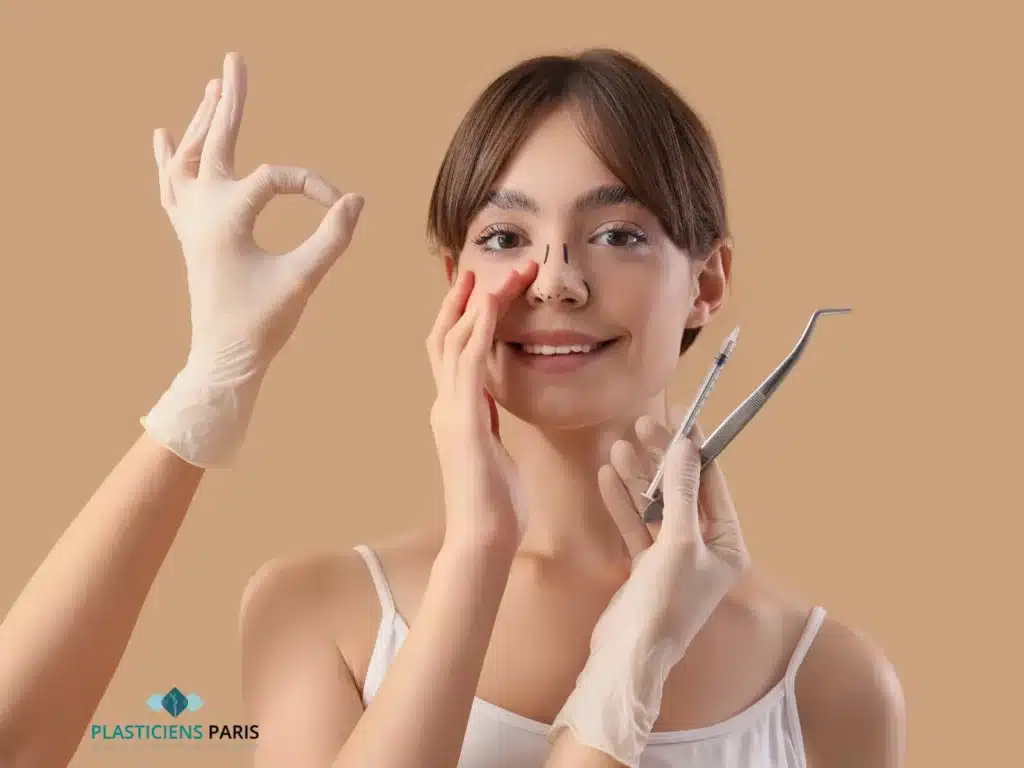 rhinoplastie pour corriger un nez épaté